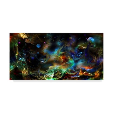 RUNA 'Cosmic 32' Canvas Art,12x24